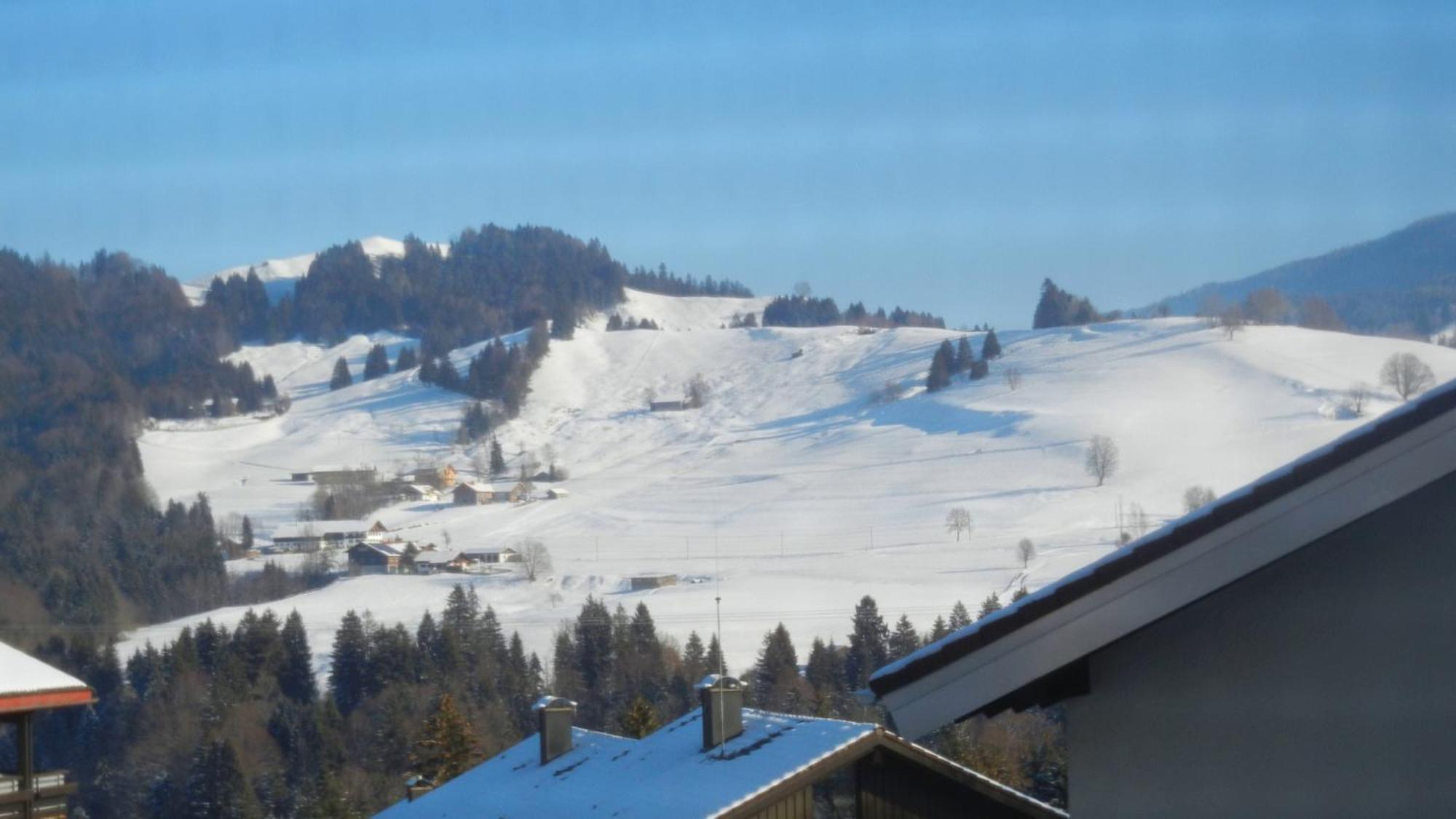Fewo "Huendleblick" Oberstaufen/Steibis Dış mekan fotoğraf